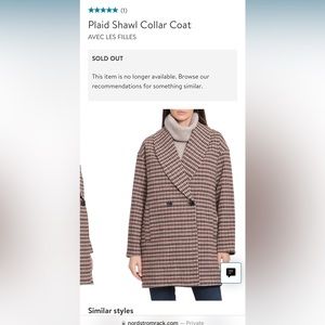 NWT Alec Les Filles Color Coat